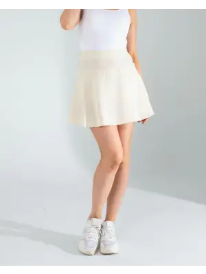 Şık Keten Şort Etek