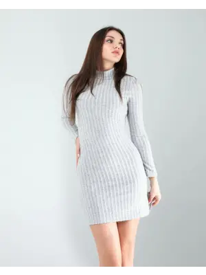 Göz Alıcı Mini Triko Elbise