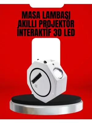 Taşınabilir 360° Ayarlanabilir Gökyüzü Projeksiyon Lambası