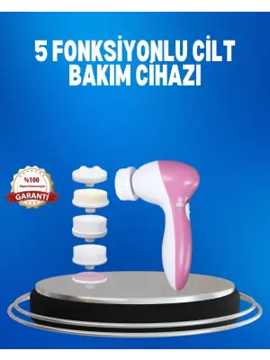 Taşınabilir 5 İn 1 Elektrikli Cilt Temizleyici