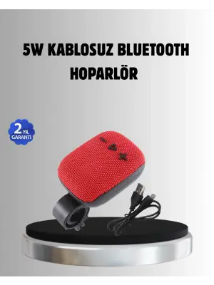 Taşınabilir Bluetooth Hoparlör – 5w Güçlü Ses, Tws Ve Fm Radyo Özellikli