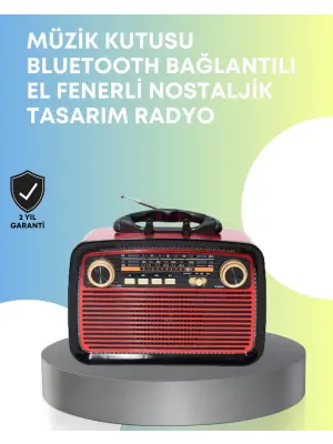 Taşınabilir Bluetooth Hoparlör – Modern Teknoloji İle Nostaljik Radyo Deneyimi, Fm/am Fonksiyonu