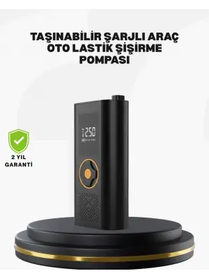 Taşınabilir Dijital Lastik Şişirme Cihazı Güvenli Ve Pratik Kullanım