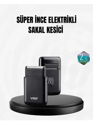 Taşınabilir Elektrikli Tıraş Makinesi Usb Şarjlı 5w Motor Ve 0.3 Mm Hassas Kesim