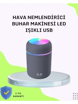 Taşınabilir Hava Nemlendirici – Renkli Işık Ve Usb Bağlantı