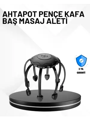 Taşınabilir Kafa Masaj Cihazı Eller Serbest 360° Profesyonel Masaj