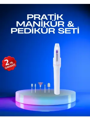 Taşınabilir Profesyonel Elektrikli Tırnak Matkap Seti – Sessiz, Güçlü Ve Dayanıklı