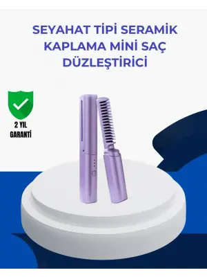 Taşınabilir Saç Düzleştirici Tarak – Ayarlanabilir Isı Kontrollü