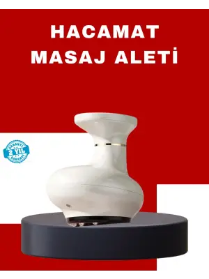 Taşınabilir Şarjlı Masaj Cihazı Kupa Terapisi Sıcak Masaj