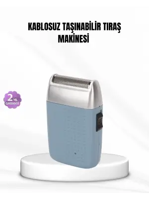 Taşınabilir Şarjlı Tıraş Makinesi – Kuru Kullanım, Özel Sakal Başlıkları