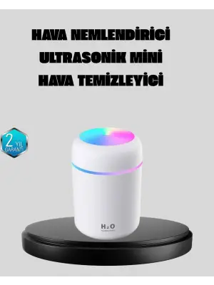 Taşınabilir Usb Mini Nemlendirici – Led Aydınlatmalı, Çift Püskürtme Modu