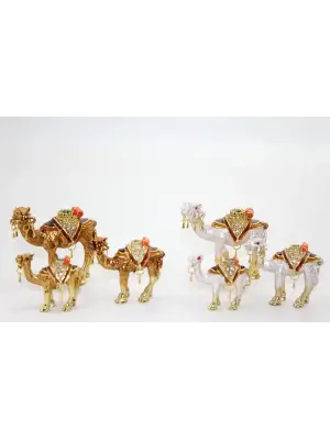 Taşlı 3lü Deve Figürü Model 3