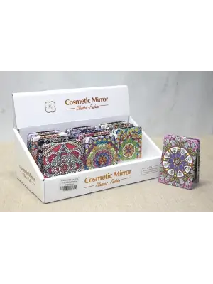 Taşlı El Aynası Dikdörtgen İnce Alk3736