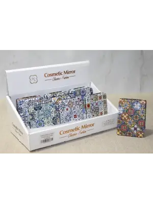 Taşlı El Aynası Dikdörtgen İnce Alk3740