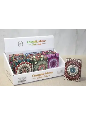 Taşlı El Aynası Dikdörtgen Kalın Alk3743