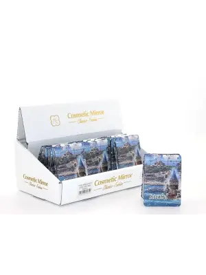 Taşlı İstanbul Tasarımı El Aynası İnce Alk2473a