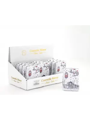 Taşlı İstanbul Tasarımı El Aynası Kalın Alk2484