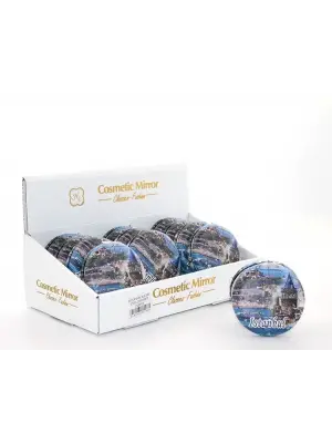 Taşlı İstanbul Tasarımı El Aynası Kalın Alk2488