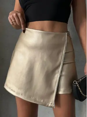 Taşlı Etek Şort Kadın Giyim