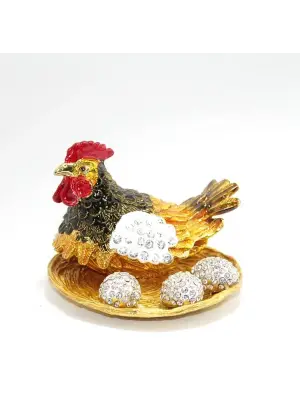 Taşlı Yumurtalı Tekli Tavuk Model 1