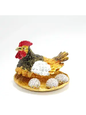 Taşlı Yumurtalı Tekli Tavuk Model 1
