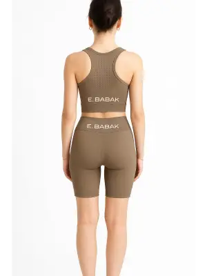 Taş Tayt Crop Takım Kadın Giyim