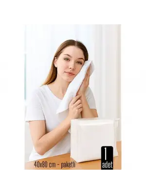 Tek Kullanımlık Havlu - Kuru Havlu - Paketli ve Çok Amaçlı 40X80 CM 1 Adet