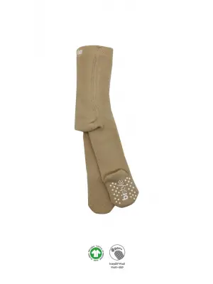 Tekli Kaymaz Mix Havlu Külotlu Çorap 50501 Bej