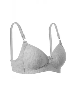 Omarı Silikonlu Toparlayıcı Sütyen Gri