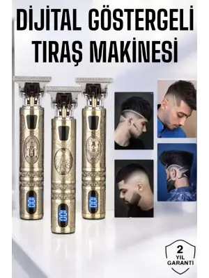 Tıraş Makinesi Çizik Tıraş Paslanmaz Çelik Uzun Ömürlü Şarjlı