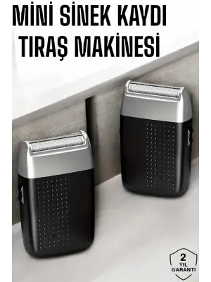 Tıraş Makinesi Mini Sinek Kaydı Şarjlı Taşınabilir Paslanmaz Çelik