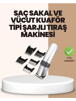 Tıraş Makinesi Temizlik Ve Yağlama Setiyle Birlikte