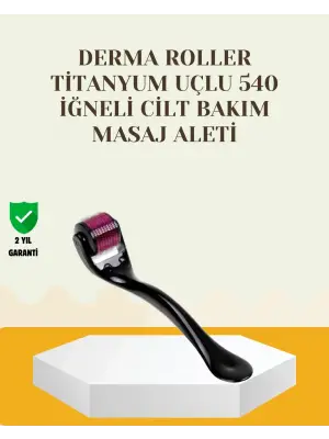 Titanyum Dermaroller 540 İğne Cilt Onarım Ve Kolajen Üretim Desteği