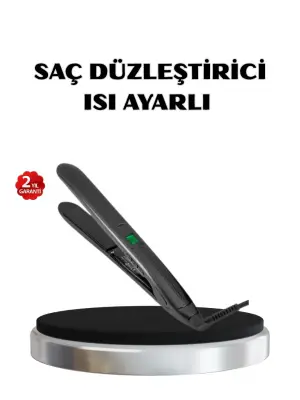 Titanyum Kaplamalı Saç Düzleştirici – Nem Koruma Sensörü