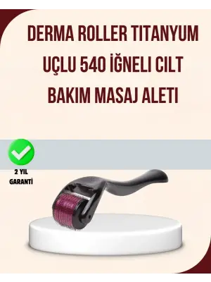 Titanyum Mikro İğneli Dermaroller 1 Mm Kırışıklık Ve Leke Karşıtı