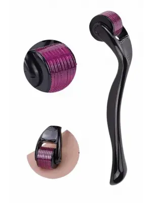 Titanyum Uçlu Derma Roller 540 İğneli 1 Mm Gözenek Azaltıcı Akne İzlerine Uygun