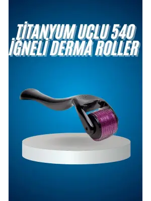 Titanyum Uçlu Derma Roller 540 İğneli 1 Mm Gözenek Azaltıcı Akne İzlerine Uygun