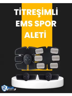 Titreşimli Ems Spor Ve Fitness Cihazı Karın Kası Kol Bacak 2025 Model