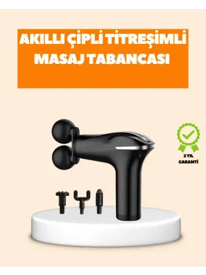 Titreşimli Masaj Aleti Şarjlı Masaj Tabancası Spor Sonrası Kas Gevşetici
