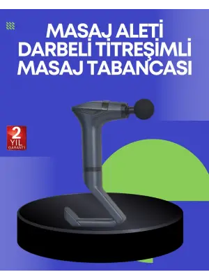 Titreşimli Şarjlı Masaj Aleti 3in1 Fonksiyonel Çok Amaçlı Model