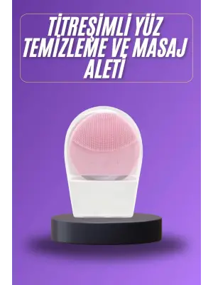 Titreşimli Yüz Masaj Aleti Titreşimli Makyaj Temizleme Cihazı