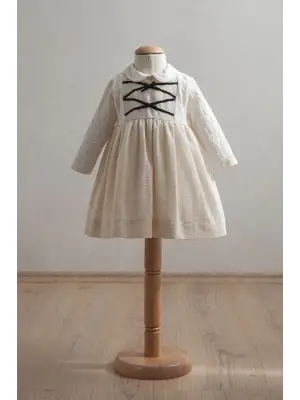 Tongs Baby Bebek Elbise 3903 Ekru