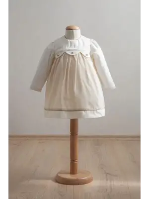 Tongs Baby Bebek Elbise 3916 Açık Sarı