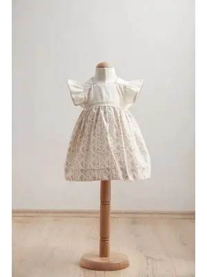 Tongs Baby Bebek Elbise 3930 Bej