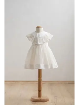 Tongs Baby Bebek Elbise 3942 Ekru