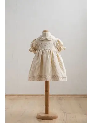 Tongs Baby Bebek Elbise 3943 Bej