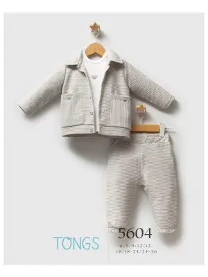 Tongs Baby Classic Bear 3lü Takım 5604 Gri