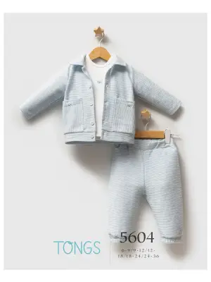 Tongs Baby Classic Bear 3lü Takım 5604 Mavi