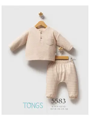 Tongs Baby College 2li Takım 5583 Kahverengi