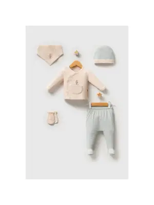 Tongs Baby Daily Elegance Zıbın Takımı 5652 Mavi